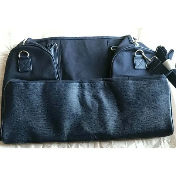 POLO Ralph Lauren Cologne Duffle Gym Carry On Weekender Travel Bag Navy Blue New Bags